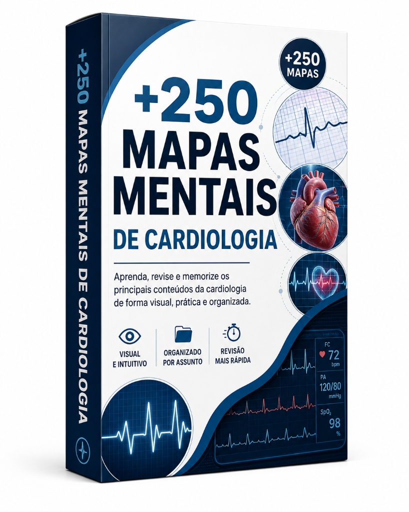 Combo Completo +250 Mapas Mentais de Cardiologia