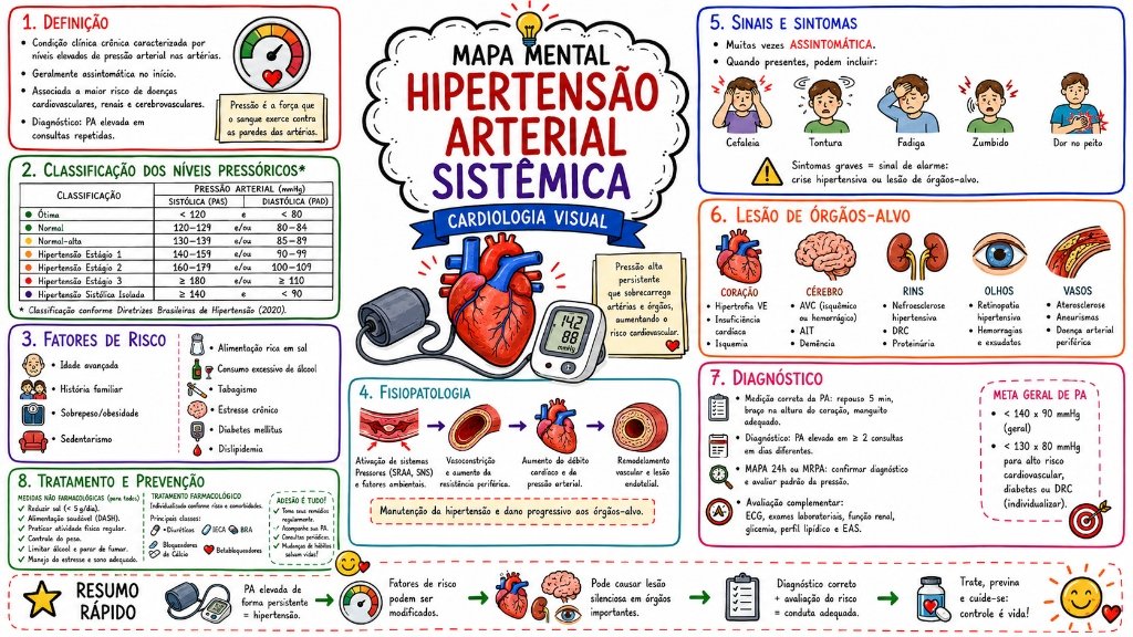 Mapa Mental Cardiologia 18