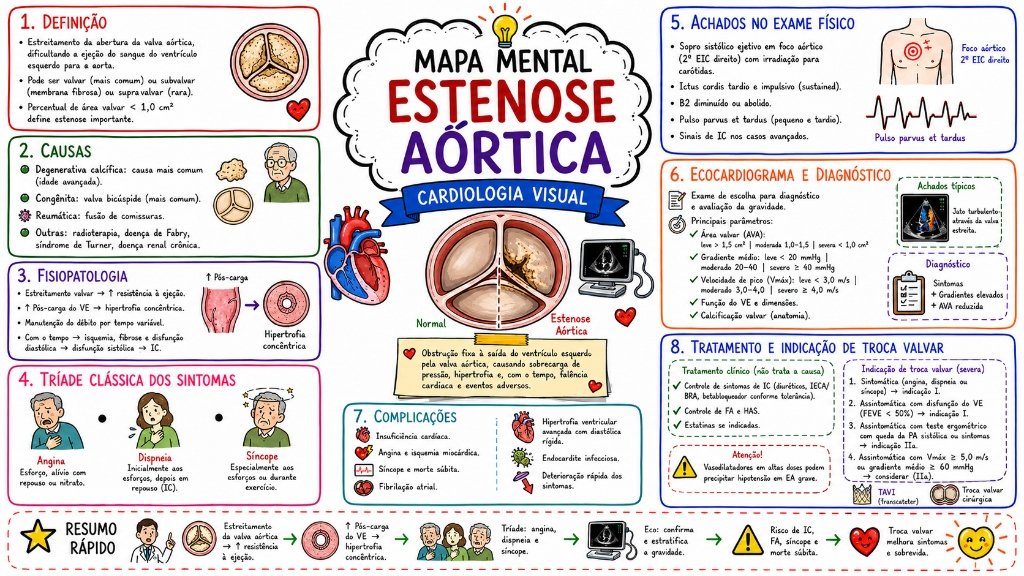 Mapa Mental Estenose Aórtica